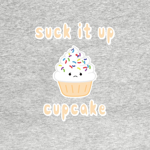 Suck it up, Vanilla Cupcake by SlothgirlArt